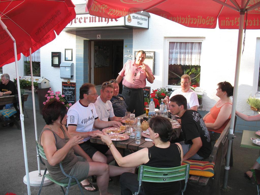 Gasthaus Zehrermuehle Schönberg Buitenkant foto